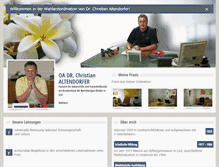 Tablet Screenshot of dr-altendorfer.at